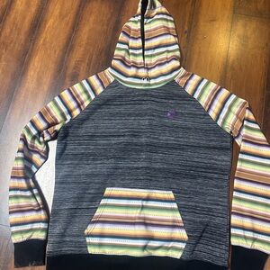 Hooey Multicolor Striped Hoodie